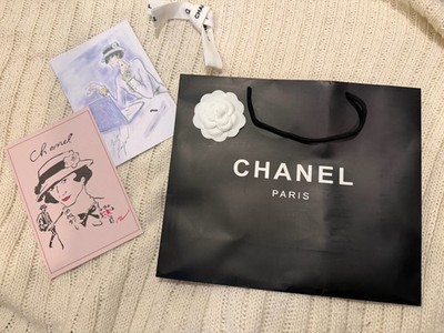 Chanel stationary KIT- FLOWER/ TISSUE PAPER/ KARL CARDS AND RIBBON