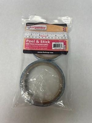 FastCap Peel & Stick Standard/Metric Measuring Tape 16' 7/8'' Width 01063