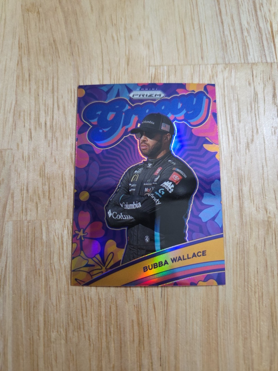 2024 Prizm NASCAR Racing BUBBA WALLACE Groovy Blue /49 #8 SP