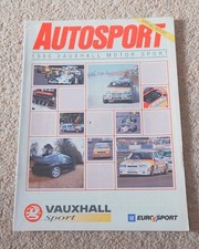 Autosport Vauxhall Sport 1990 BTCC Cavalier Rally Astra Nova Brochure Cleland