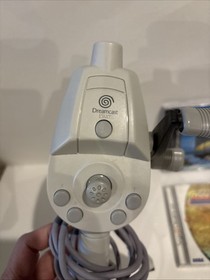 Sega Marine Fishing And Bass  Fishing Dreamcast Complete & Reel Controller