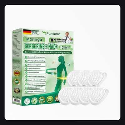 Neu Purelora Moringa Berberine x NAD+ 10-in-1 Nano-Mikronadel-Patch
