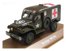 CAMION DODGE  WC54  AMBULANCE  -  IXO / ATLAS  -  1/43