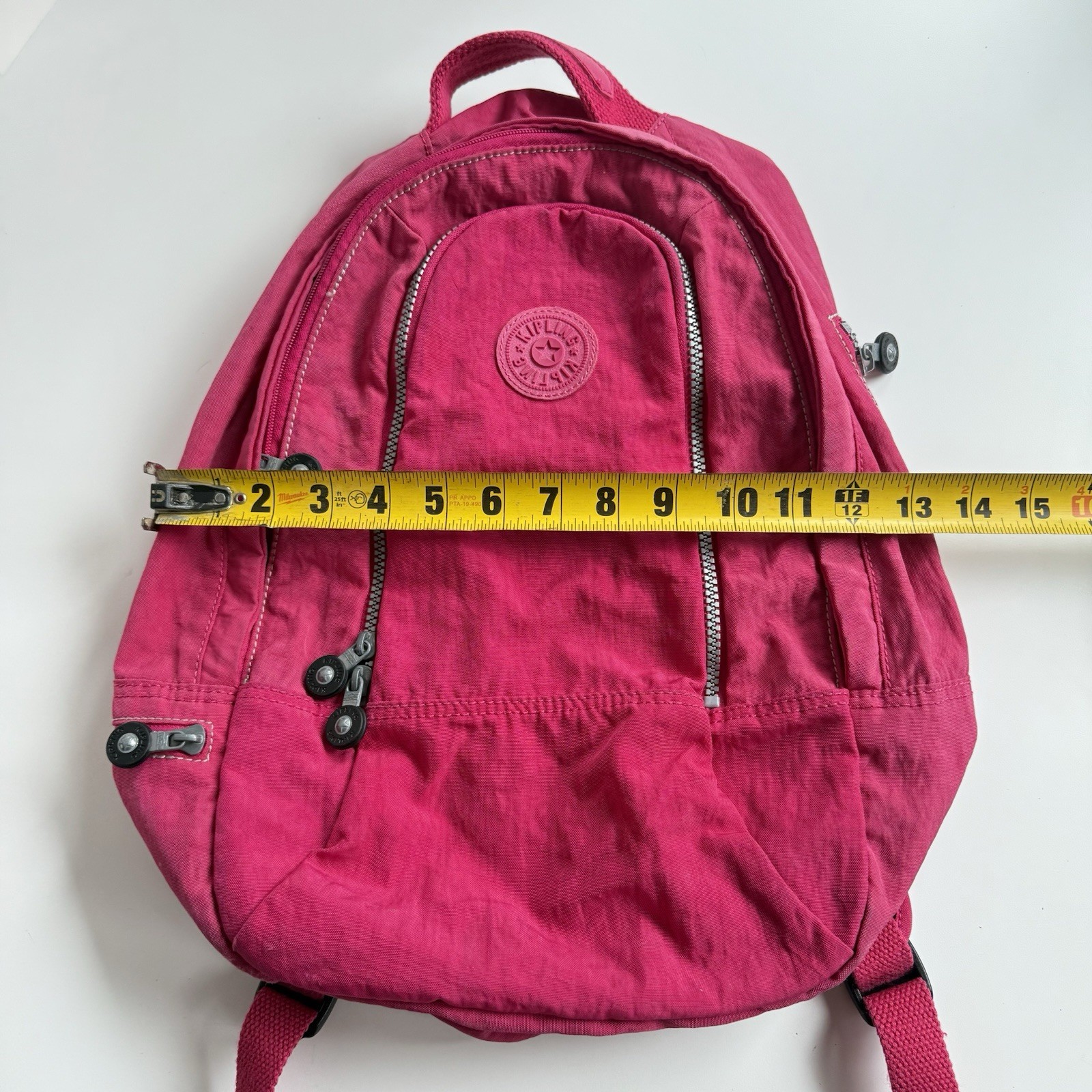 Kipling City Pack Medium Backpack Pink Hydrangea … - image 19
