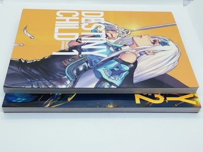 アート・デザイン・音楽 DESTINYCHILD CHARACTER ARTWORKS 1 DESTINY CHILD CHARACTER ARTWORKS 1 2 Set Game Art Mona Riza Kouga