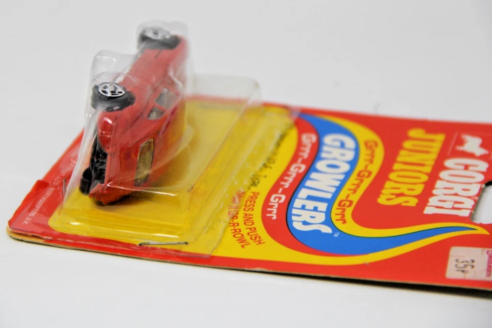 Corgi Juniors Growlers Jaguar E-Type V12 #39 On Card Bad Blister Rare Free Ship - Image 4 of 4