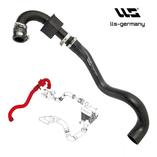 A ABSOPRO Tubo intercooler a forma di L a 90 gradi universale, diametro esterno 63mm (2,5), lunghezza 500mm