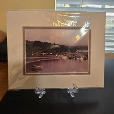 Gig Harbor Bay Evening South Puget Sound WA By ELKA PETERSON signed