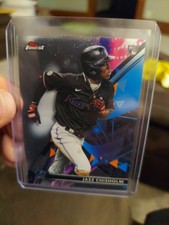 2021 Topps Finest Jazz Chisholm Jr. #40 Miami Marlins New York Yankees 