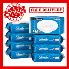 Cottonelle Fresh Feel Flushable Wet Wipes, Adult Wet Wipes, 8 Flip-Top Packs, 42