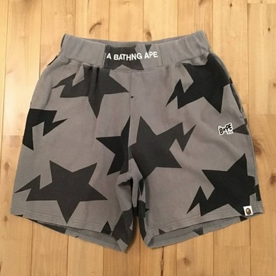 BAPE STA Sweat Shorts a bathing ape star BAPESTA Size M