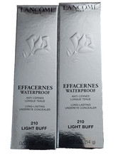 2 Lancome Effacernes Undereye Concealer Light Buff 210 new in box
