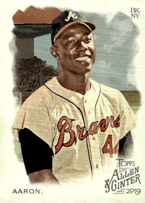 2019 Topps Allen & Ginter #50 Hank Aaron