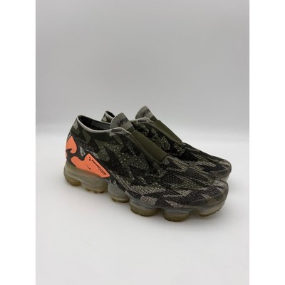 Nike Air VaporMax Moc 2 Acronym Thirsty Bandit Olive Orange AQ0996-102 Mens 8.5