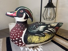 Mallard Duck Printed Cloth By The Toy Works 1977 Vintage