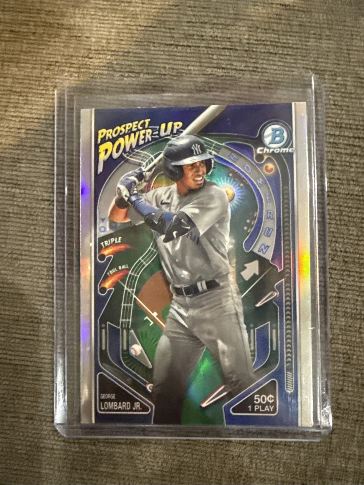 2024 Bowman Chrome Refractor Prospect Power-Up George Lombard Jr