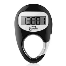 3D Step Counter Pedometer for Men Women Kids Simple Walking Activity Tracker