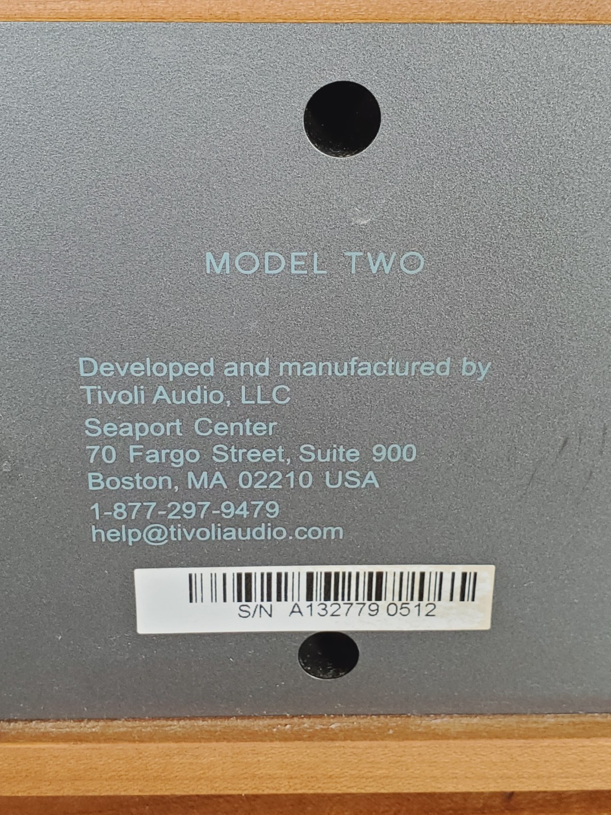Tivoli Audio Model Two AM/FM Stereo Radio Henry Kloss + Right Companion Speaker