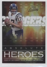 2007 Playoff Absolute Memorabilia Heroes Gold 16/50 Philip Rivers #AH-16 3c7