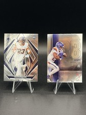 2024 NFL Denver Broncos Audric Estime Rookie Cards - 2 Card Lot