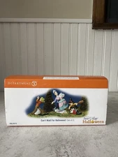 Dept 56 Snow Village Can't Wait For Halloween! Accessory Set Of 2 #55272 New