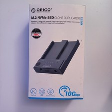 ORICO M.2 NVMe SSD Clone Duplicator M2P2-C3-C Open Box 
