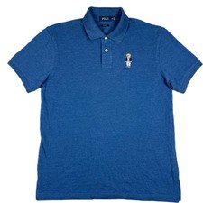 Men's Polo Ralph Lauren Classic Fit Varsity Polo Bear Mesh Polo Mens Size XL