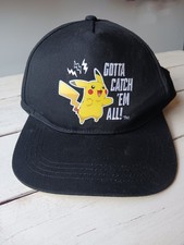 Pokemon Gotta Catch Em All Youth Hat Pikachu Cartoon Baseball Cap Black Snapback
