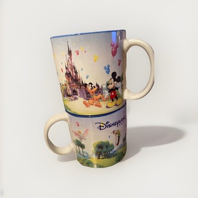 Disneyland Paris Becher Tasse Sammeltasse Micky Dumbo Goofy Pluto Tinkerbell
