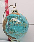 Bethany Lowe Christmas collection pretty Large ''peace on earth ''globe ornament — photo 1