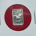 Bald Eagle 🦅 1 gram .999 Fine Pure SILVER Bullion Proof Art Bar Ingot Coin