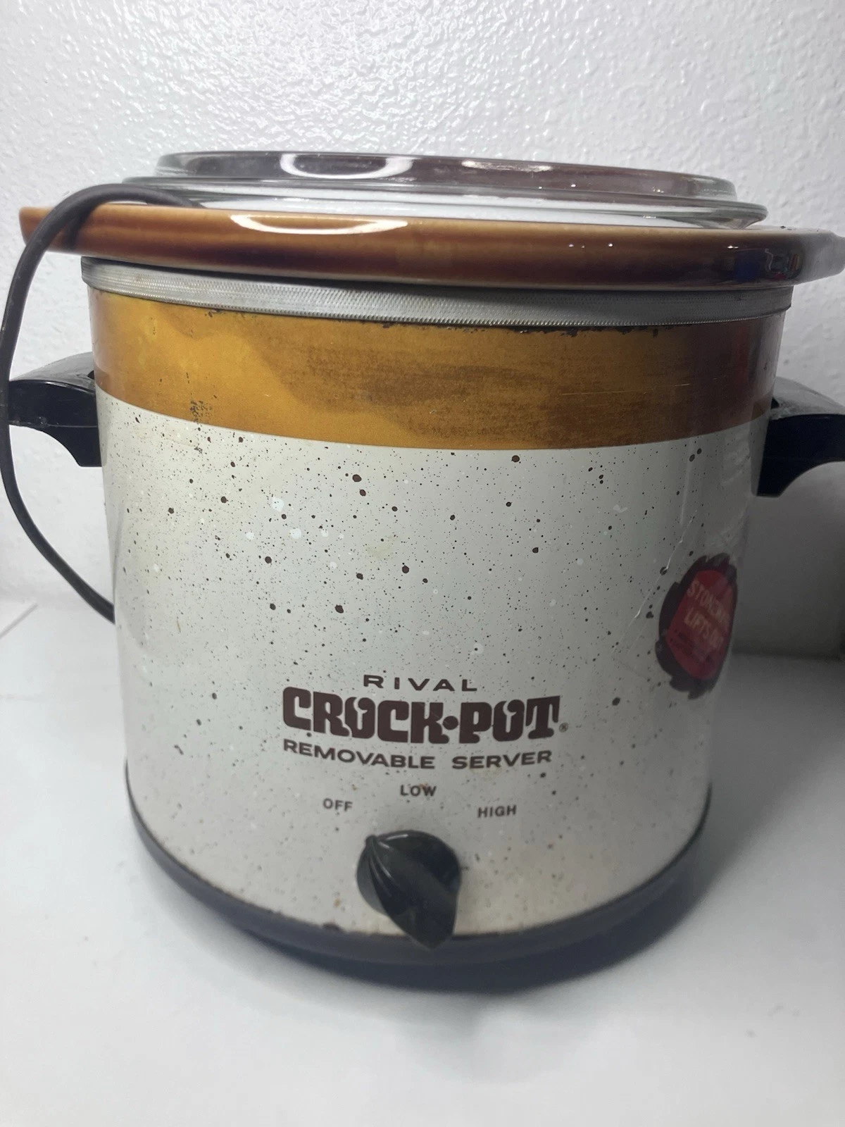 Vintage 1970’s Rival Crock Pot Removable Server 3.5 QT Slow Cooker