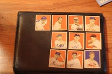 10 diff. 1949 Bowman Baseball Cards, Mostly VG/EX Condition, incl Johnny Pesky