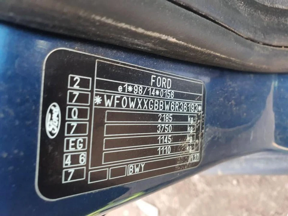 Ford Mondeo 2001-2007 ecu 2,0 L diésel 1334038 Foto 3 de 4