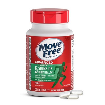 Glucosamin Chondroitin MSM Gelenkunterstützung Ergänzung Move Free Advanced