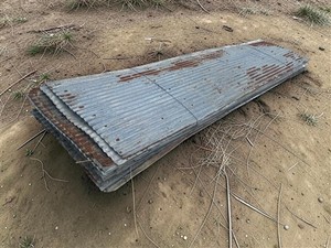 46 Sheets Reclaimed Barn Tin, 9' Corrugated Metal, 828 Sq Ft Salvage B27