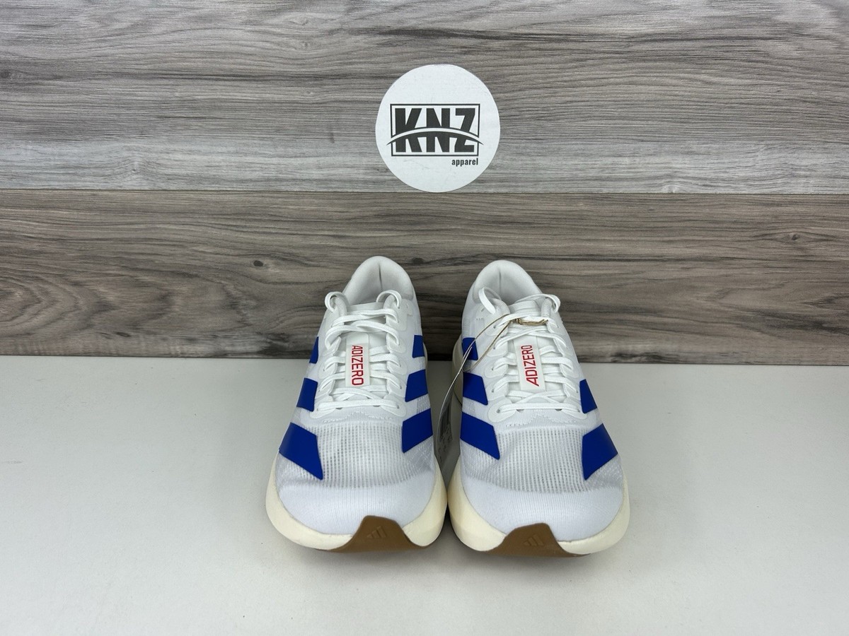Adidas ADIZERO EVO SL White Royal Blue (JS4494) Authentic NEW