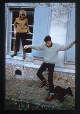 Alain Delon Romy Schneider 1950's Vintage French Photo Agency 35mm Transparency