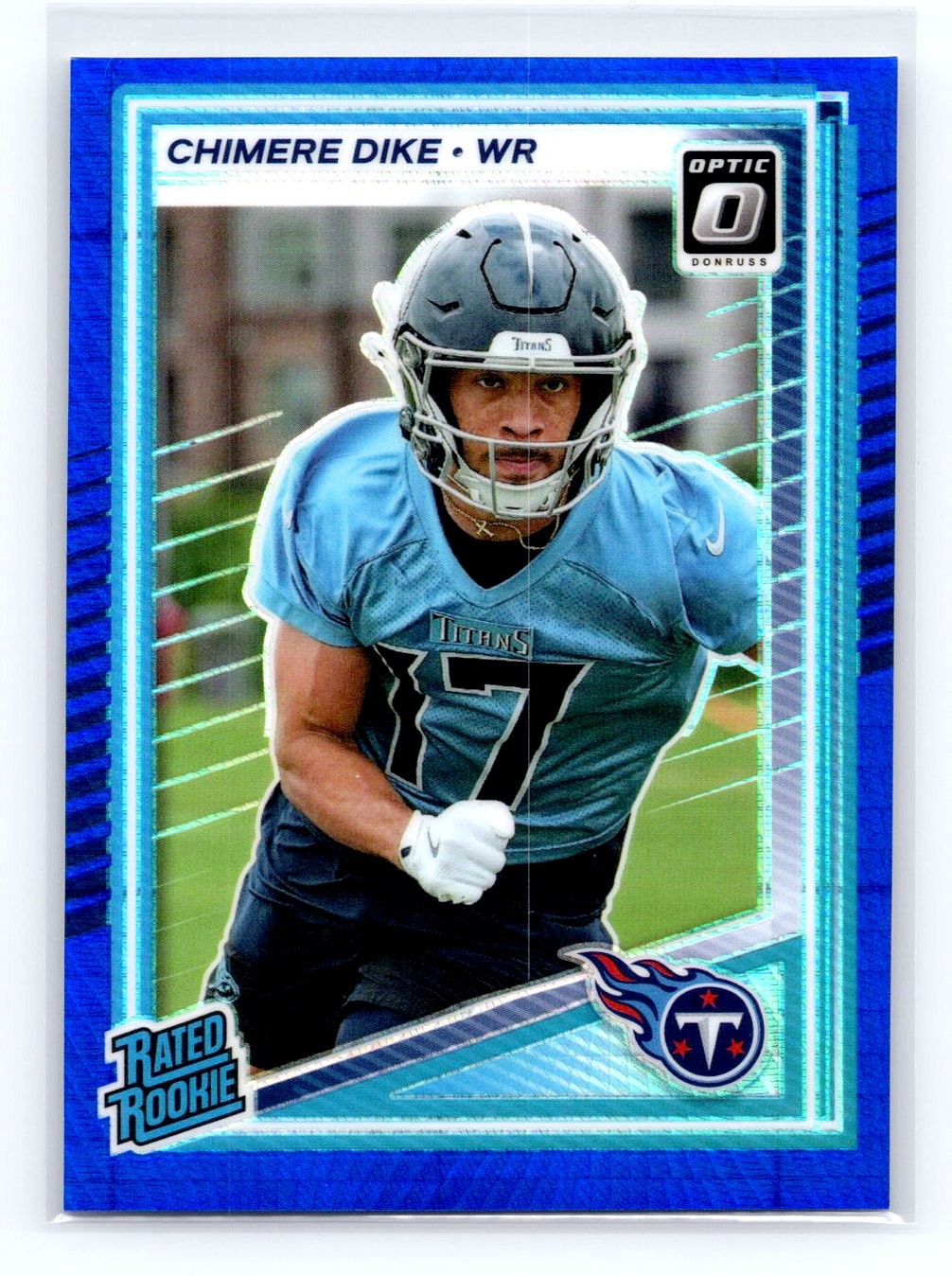 2025 Donruss Optic #269 Chimere Dike Blue Hyper