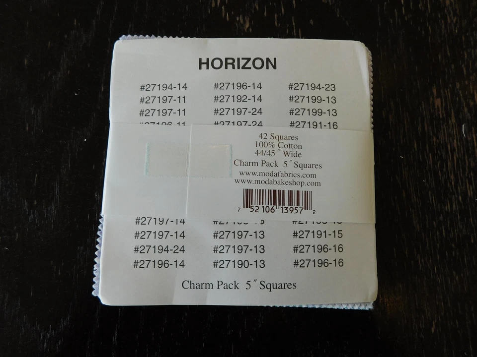 Moda Horizon Charm Pack Quilting Fabric 5in Squares 42pc 100% Cotton Kate Spain - Image 2 of 4