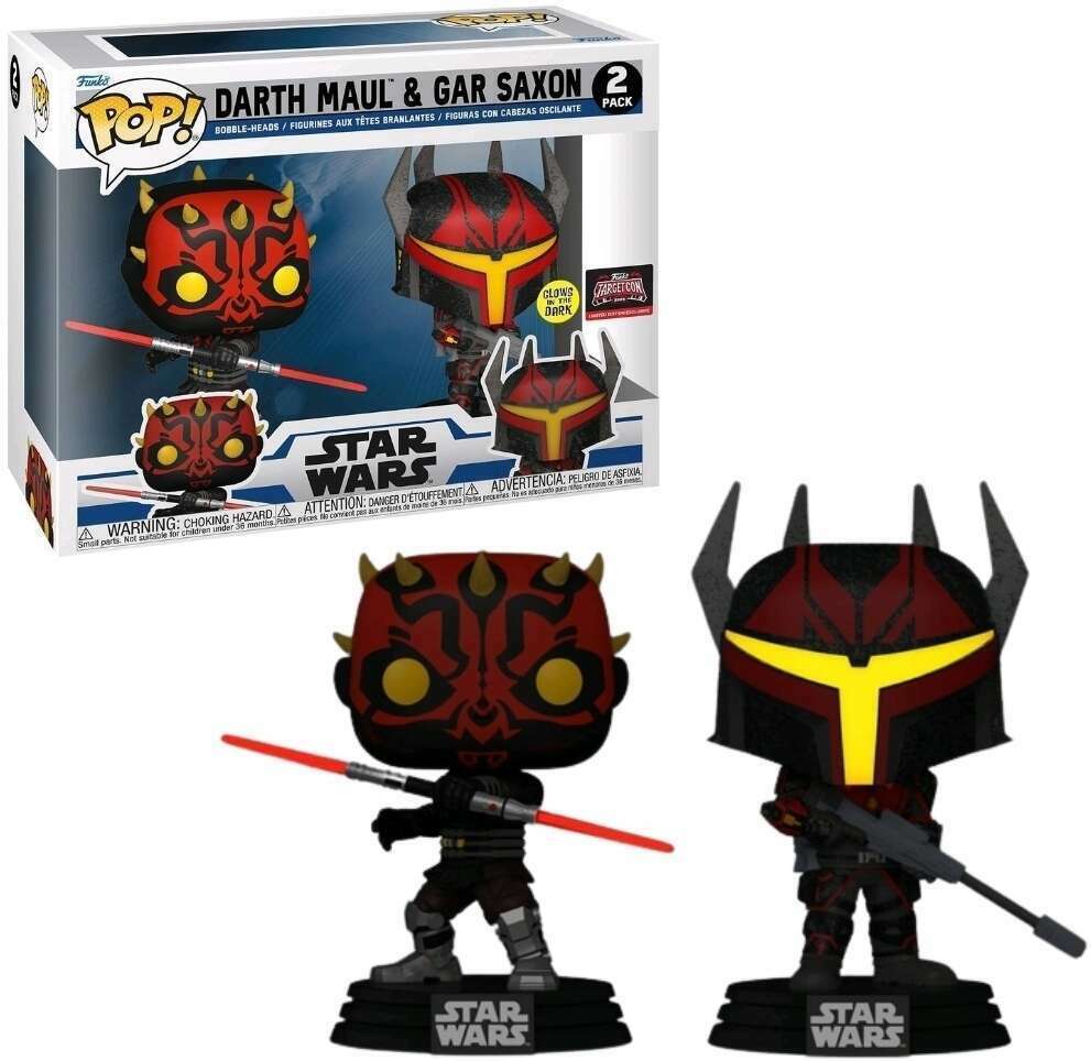 Funko POP! Star Wars: Darth Maul & Gar Saxon (GiTD)(2023