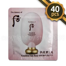 The history of Whoo Essential Sun Base SPF 50+ PA+++ Makeup Base 1ml x 40pcs 