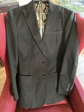 ROBERTO CAVALLI Cotton Blazer EUR 52 Medium MADE IN ITALY- STUNNING 