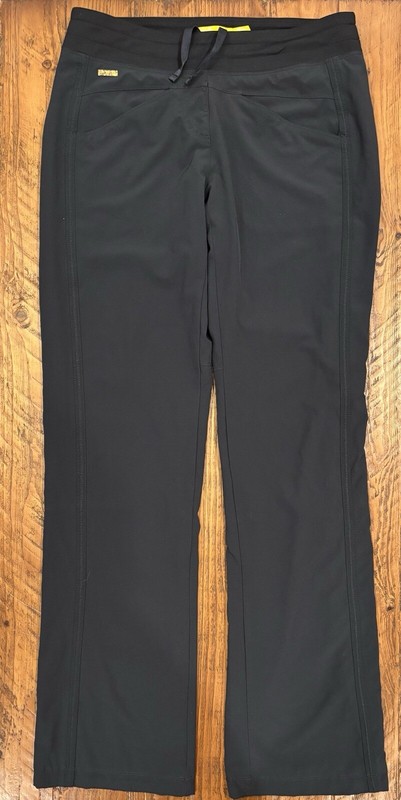 Lole Women's Black Elastic Waist Stretch Comfort Flare Athletic Pants Size XS