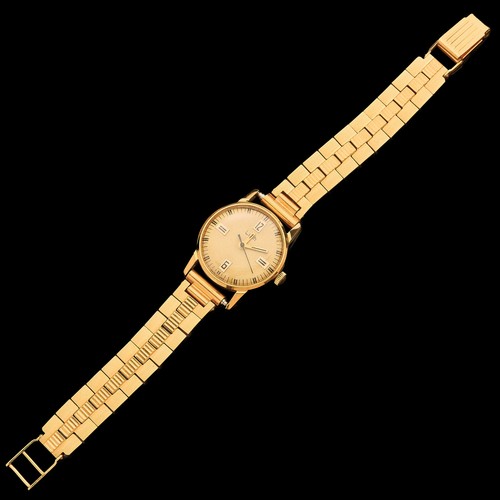 Gold-plated vintage women's wristwatch LUCH Aurum 10, soviet mechanical watch - Picture 11 of 11