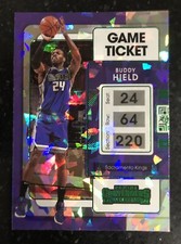 2021-22 Contenders Buddy Hield Cracked Ice Green Variation SP Season Ticket