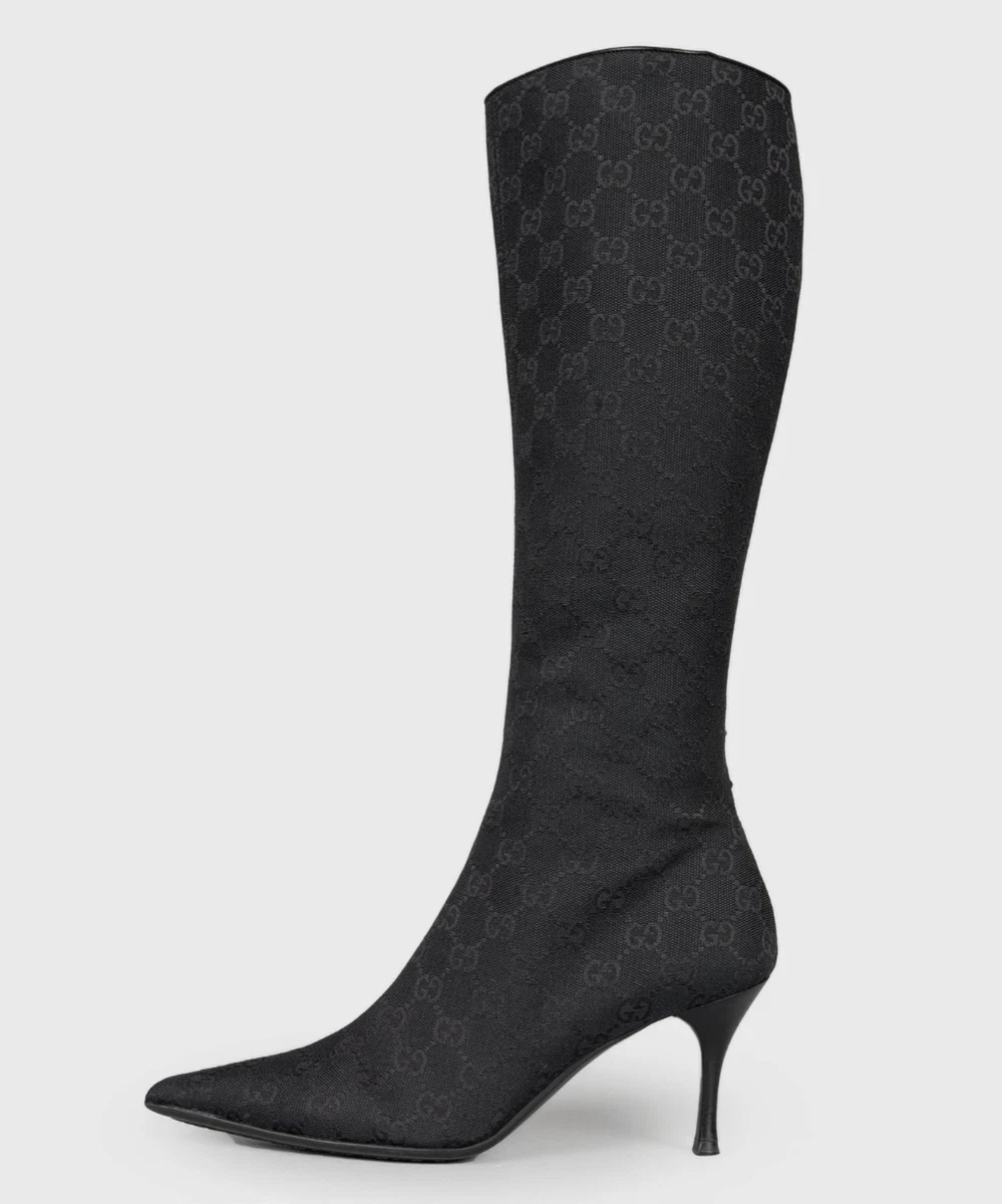 Gucci Monogram Shoes Indiana Women's Boots for sale | eBay