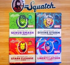 DrSquatch Soap Limited Edition Soap- Full Marvel Set