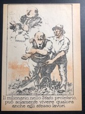 Original Germany WW1 Leaflet Drooped On To Italy Pro Communist Fight For Equal