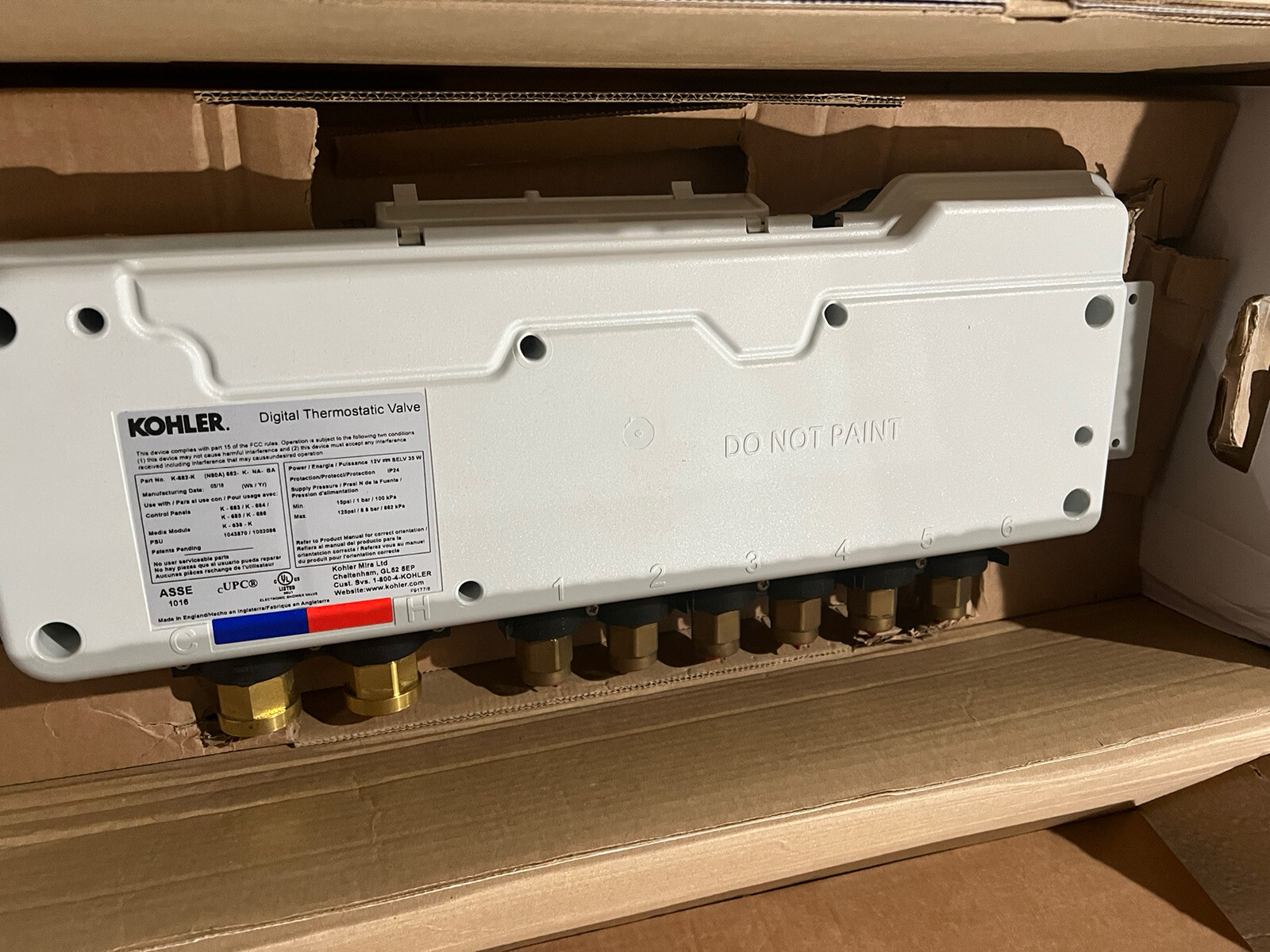 KOHLER K682KNA DTV SIXPORT THERMOSTATIC VALVE 650531389442 eBay